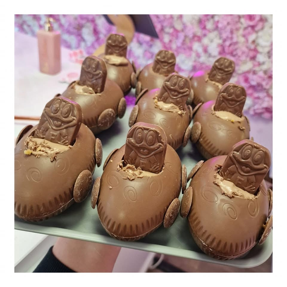Nutella filled Easter egg Freddo car