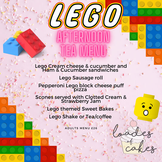 Lego themed Afternoon Tea (this is a deposit to your booking)