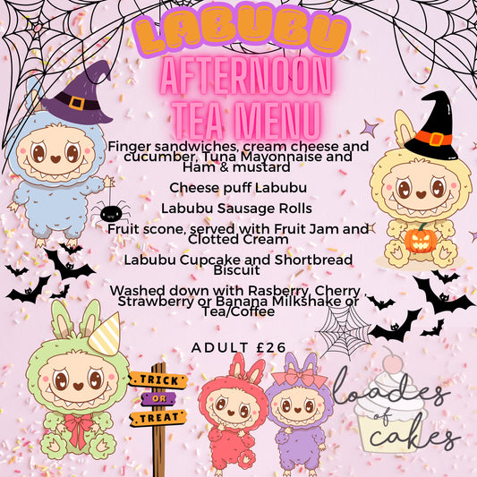 Labubu Halloween themed Afternoon Tea (this is a deposit to your booking)