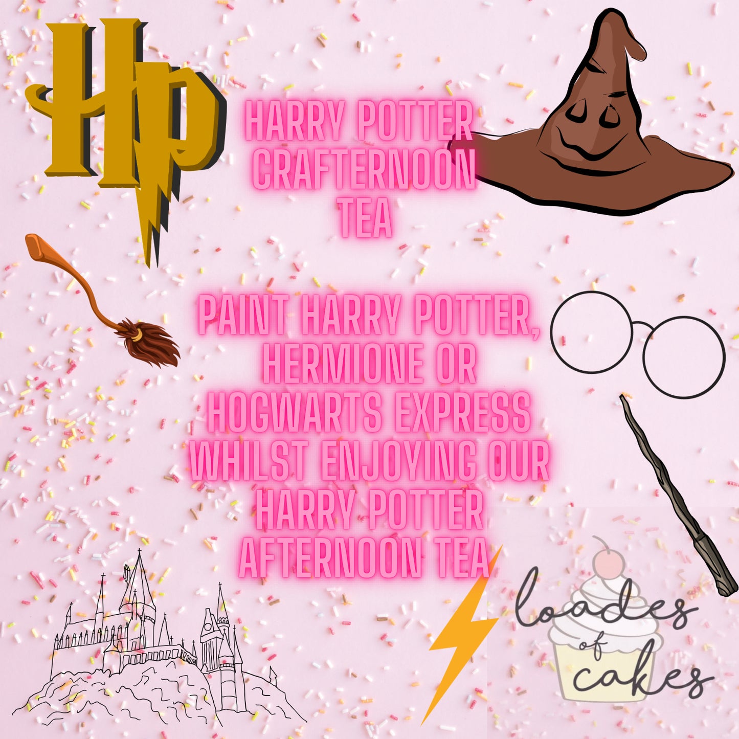 Harry Potter Crafternoon Tea (this is a deposit to your booking) Thursday 20th November