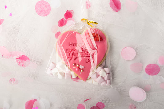 Happy Galentines Fondant Shortbread